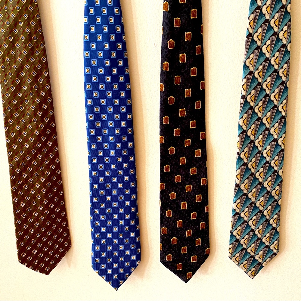 Ermenegildo Zegna Silk Tie Made in Italy one for $19 multiple choice